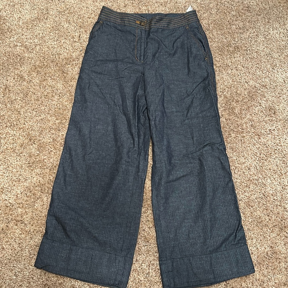 Brooks brothers capri length with wide leg pants. Make Me an Offer 🔥🔥🔥